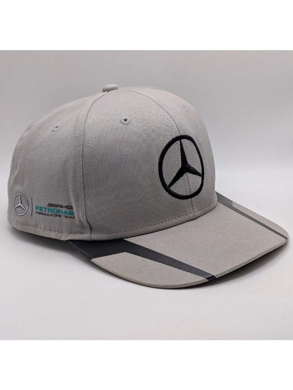Mercedes Benz AMG Petronas Hat Snapback Formula One Racing Gray Monster Energy